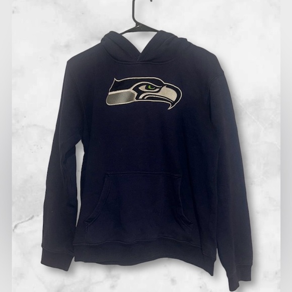 NFL Other - NFL Youth Seattle Seahawks Pullover Hoodie Blue Team Apparell Large